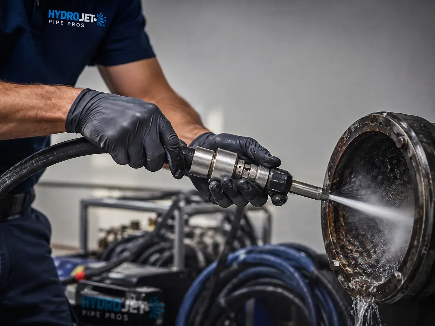 Hydro Jet Pipe Descaling in Nehalem, OR